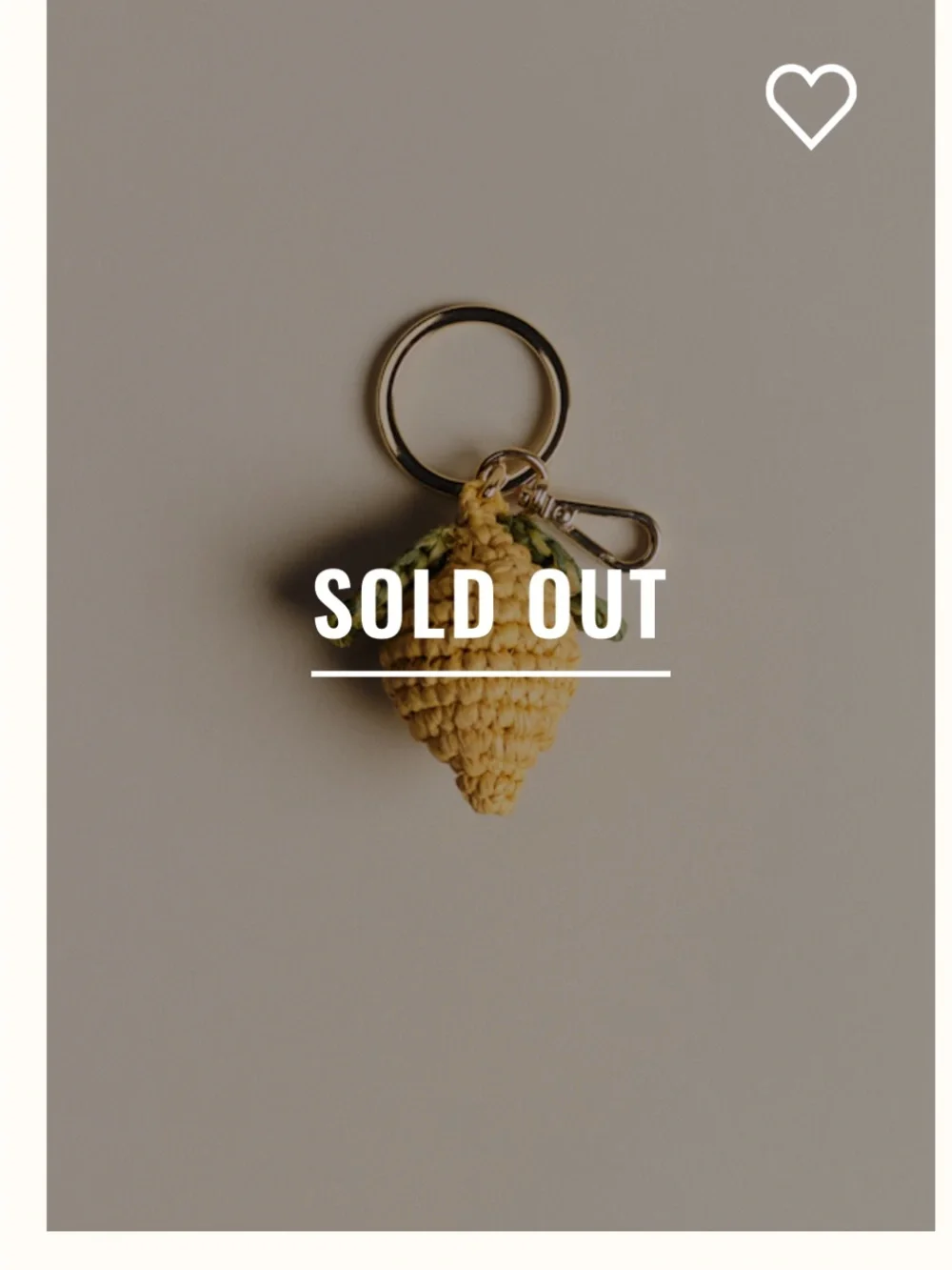 SÉZANE Lemon Bag Charm Accessory.